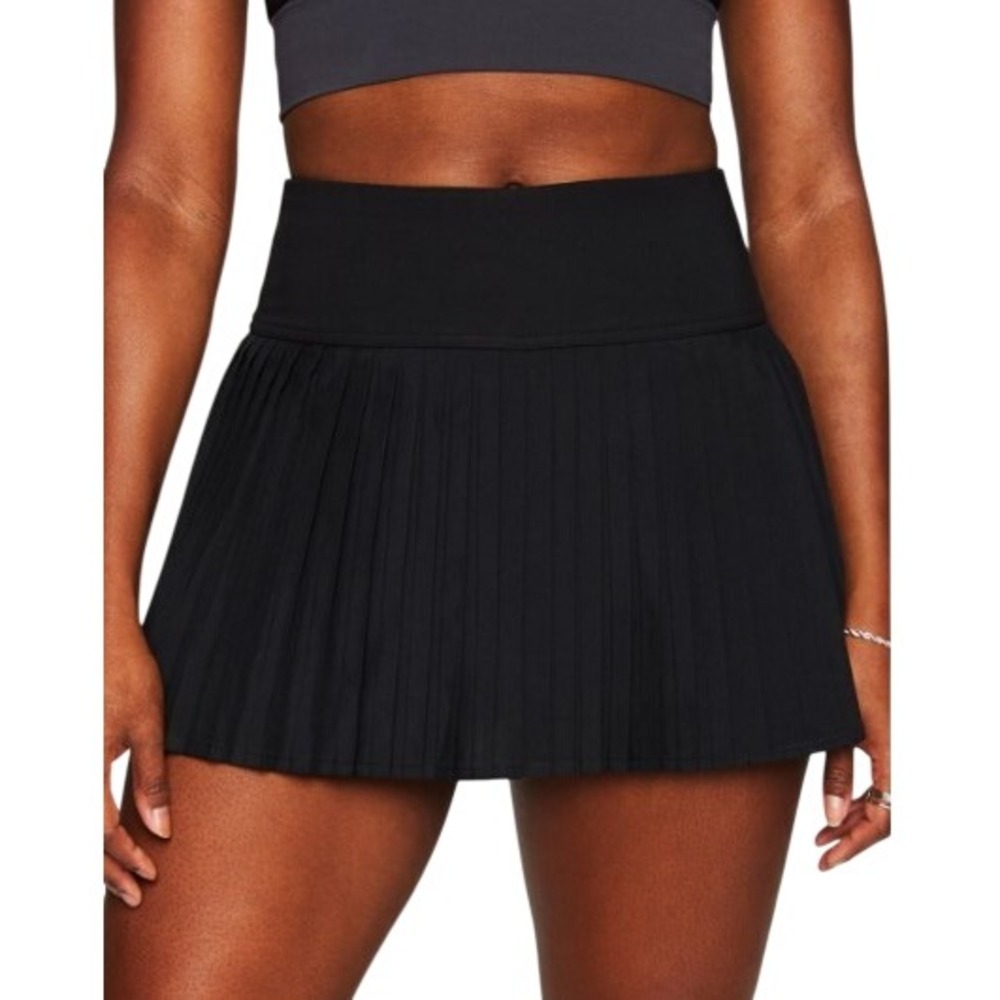 Fabletics Hot Shot Pleated Skirt Ultra Mini Black Athletic Tennis Skort Medium
